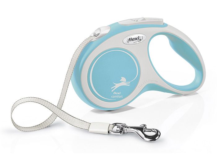 Flexi New Comfort Tape Small Light Blue 5m up to 15kg Flexi Leads