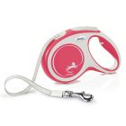 Flexi New Comfort Tape Medium, Red 5m (up to 25kg)