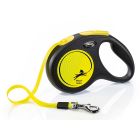 Flexi New Neon Tape Medium, Yellow 5m (up to 25kg)