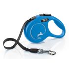Flexi New Classic Tape Dog Lead, Blue 12kg - Extra Small, 3m (10ft)