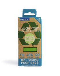 Ancol Poop Bags - 8 x Rolls (120 bags)