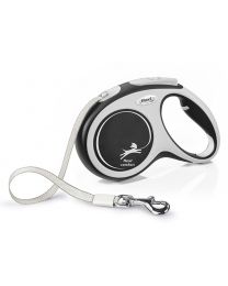 Flexi New Comfort Tape Medium, Black 5m (up to 25kg)