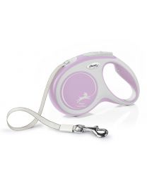 Flexi New Comfort Tape Medium, Rose 5m (up to 25kg)