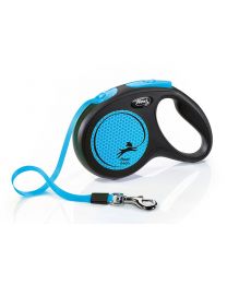 Flexi New Neon Tape Medium, Blue 5m (up to 25kg)